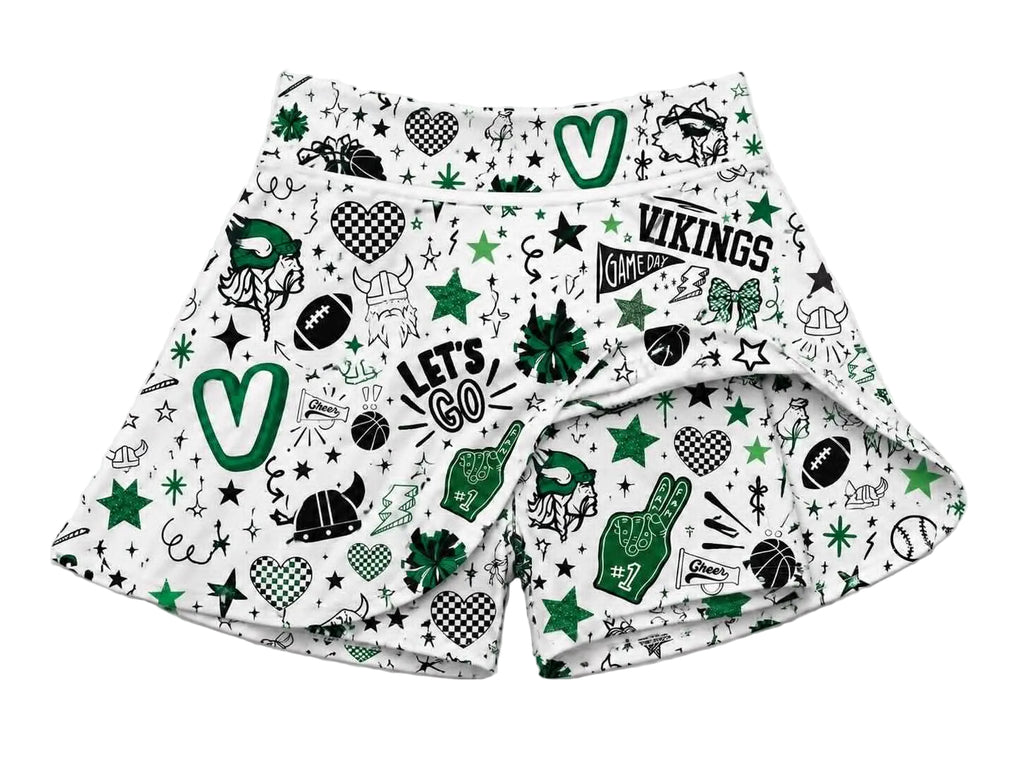 custom girls and womens skort