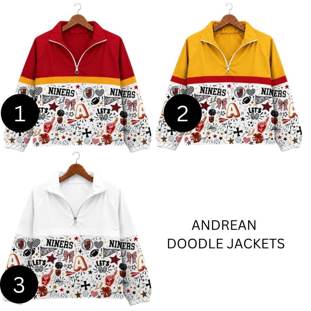 Andrean varsity doodle