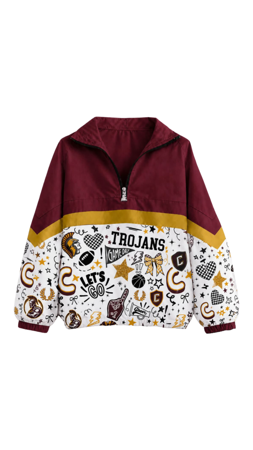 varsity doodle scuba jackets