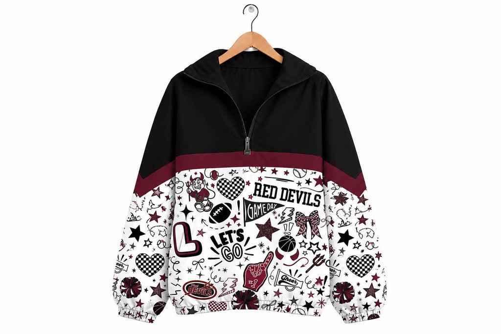 varsity doodle scuba jackets