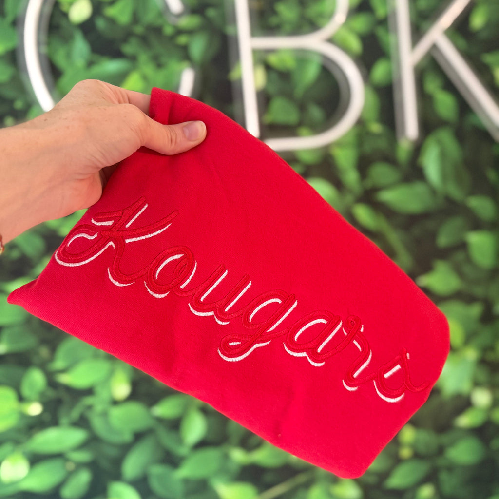 Kougars double satin red T