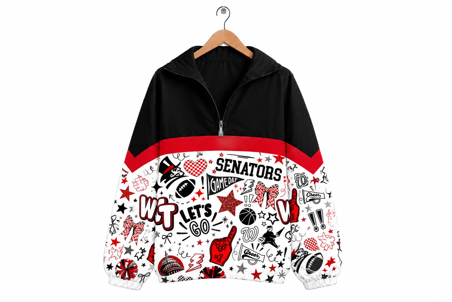 varsity doodle scuba jackets