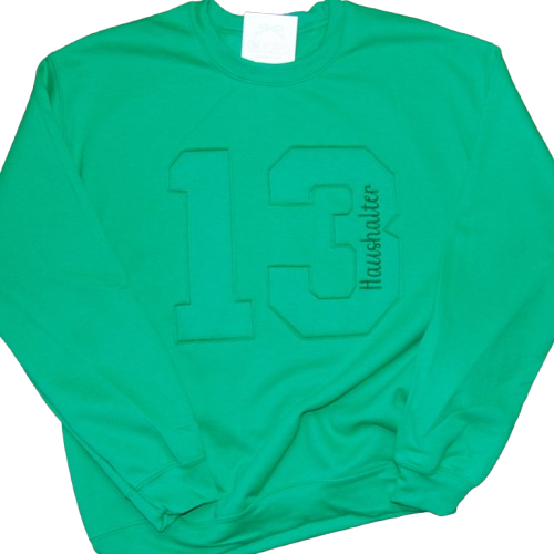 tone on tone custom varsity numbers