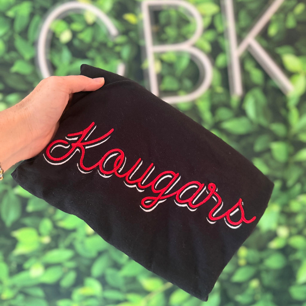 Kougars double satin black T