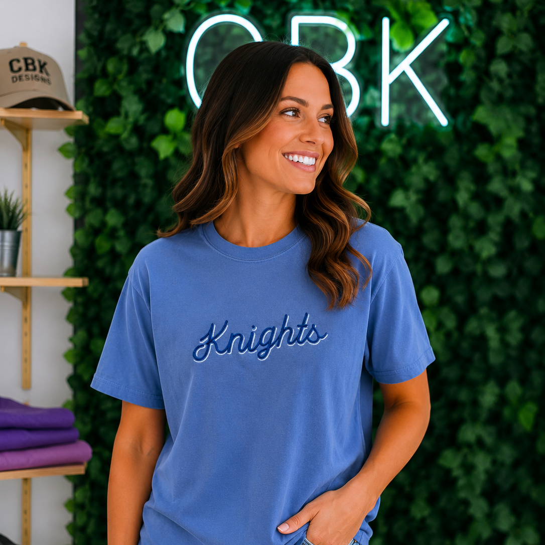 Knights double satin T