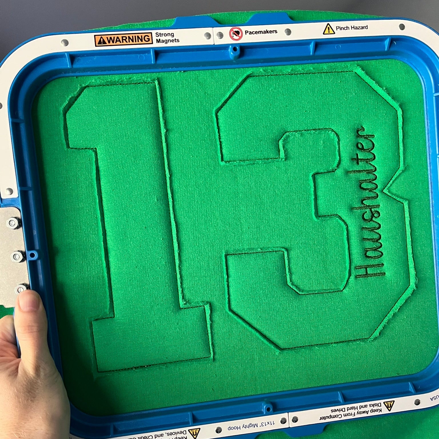tone on tone custom varsity numbers – CBK Designs