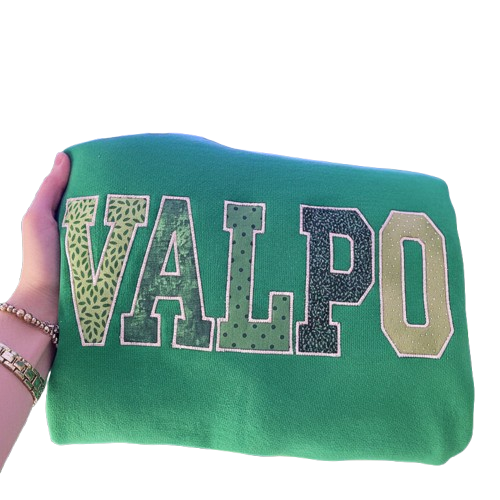 green VALPO applique