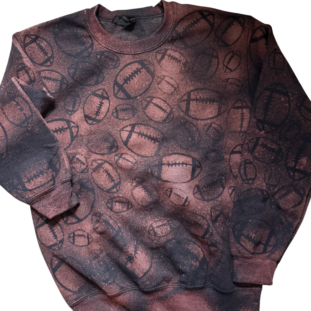 Football scattered crewneck