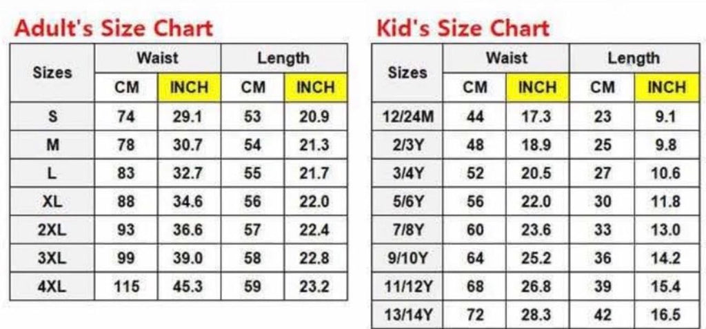 custom men & boys shorts
