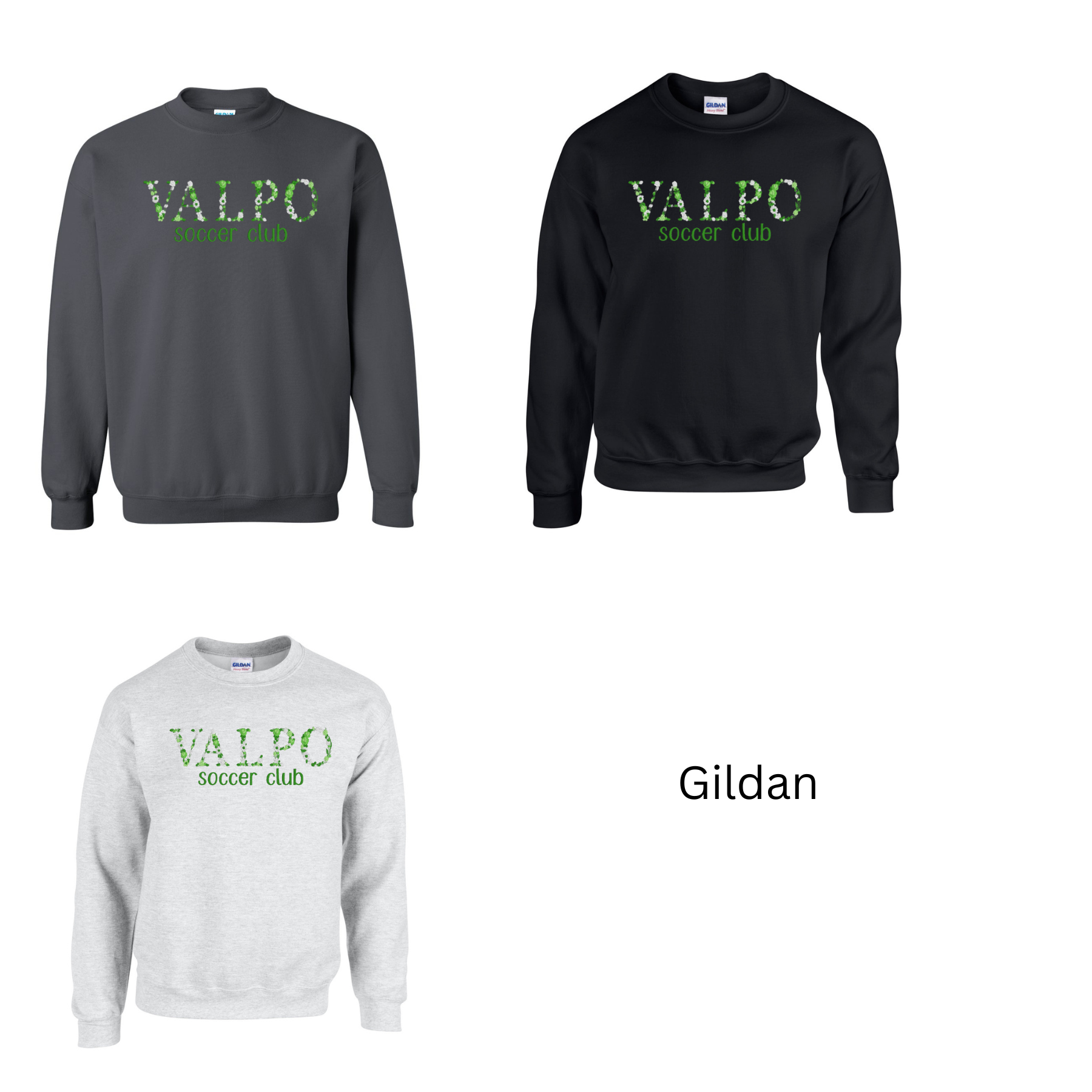 Valparaiso Soccer Club Floral Crewneck